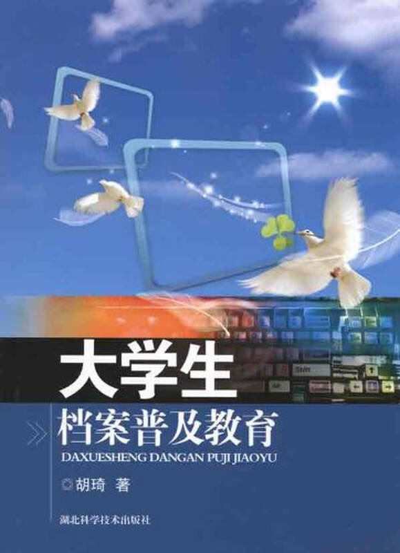 t4正版:大学生档案普及教育胡琦胡琦著