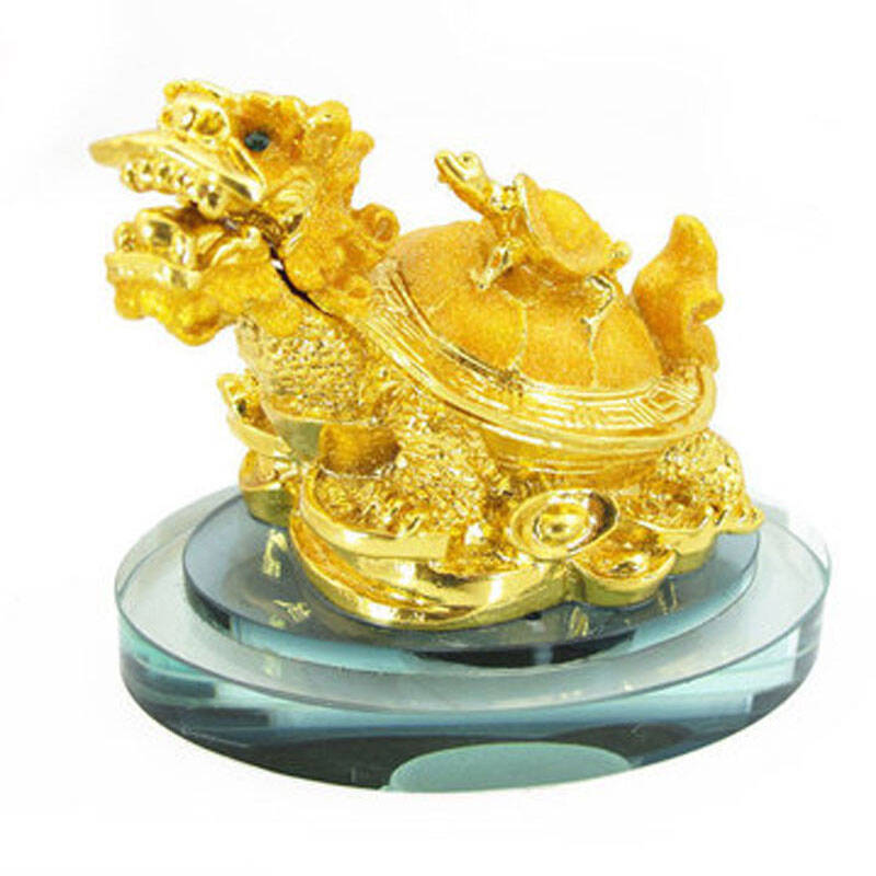 风水阁 龙龟助运摆件汽车香水座车饰用品 2014年属龙者吉祥物 编号b