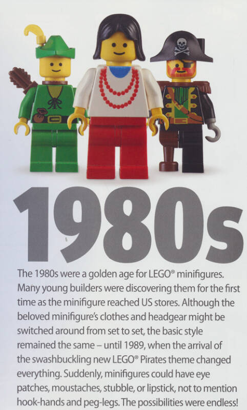 lego minifigure year by year a visual history乐高人仔书,2013版