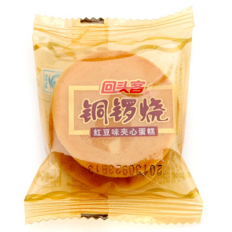 回头客铜锣烧红豆味288g