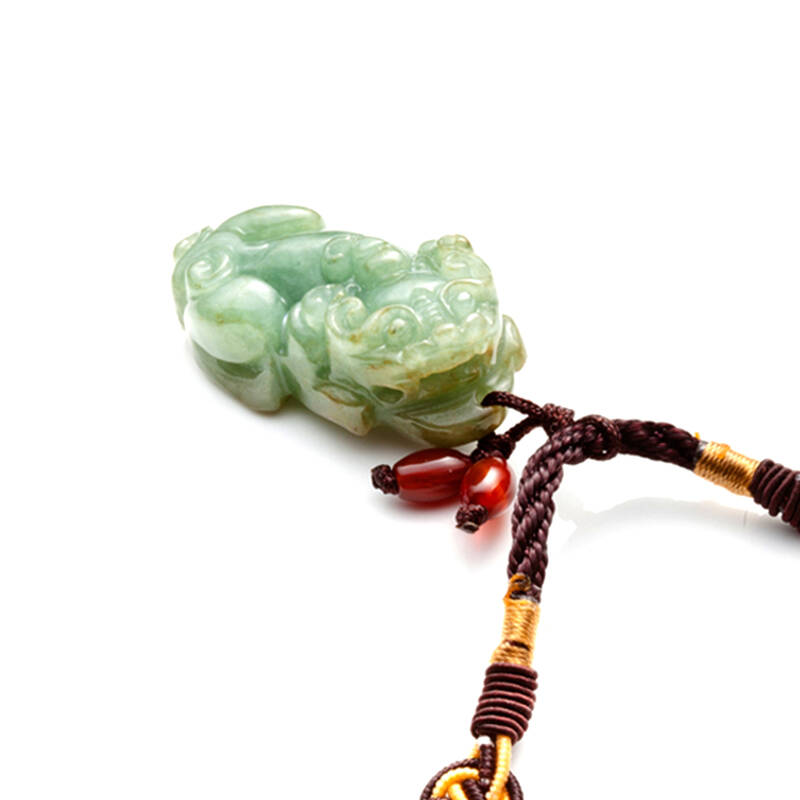 【福佑珠】翡翠项坠 天然翡翠a货吊坠 貔貅挂件 龙之子(附证书)新年