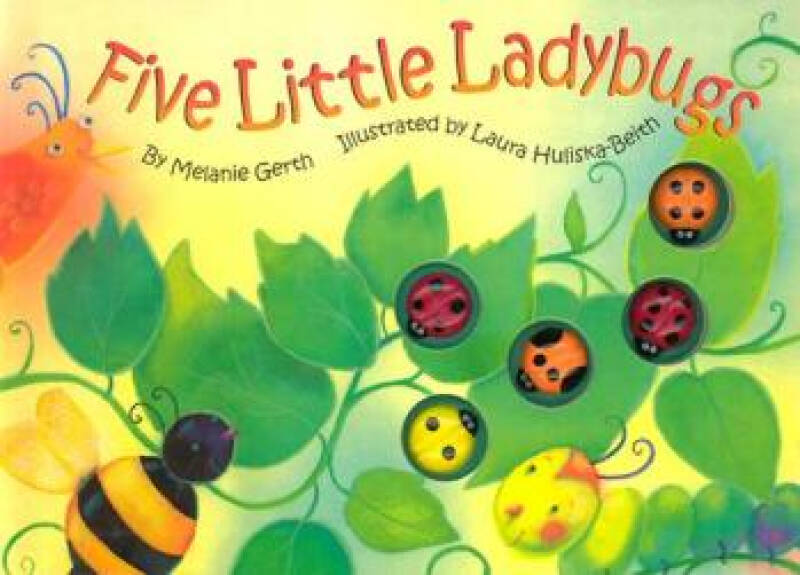 【预订】five little ladybugs