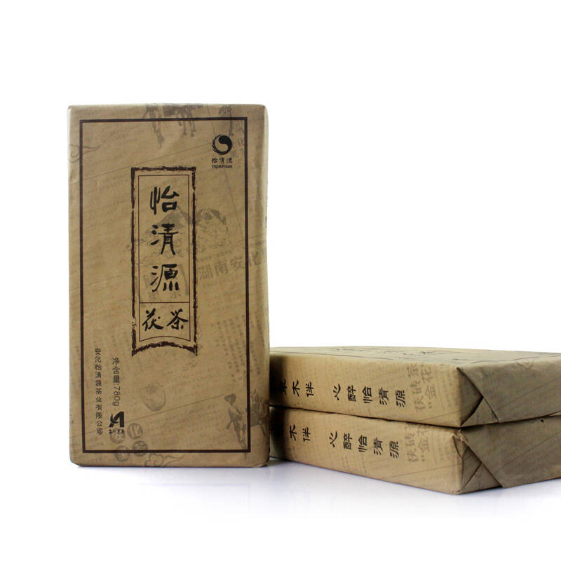 怡清源 茶叶 湖南安化黑茶780g 传统茯砖茶 2013年