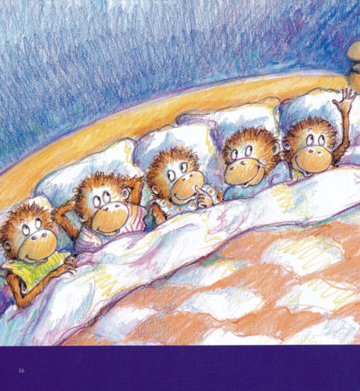 five little monkeys storybook treasury 五只小猴子 英文原版