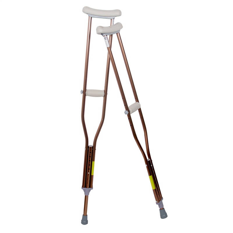 优康德加强型双拐医用骨折腋下拐杖ukd2008防滑可伸缩高低可调加厚铝