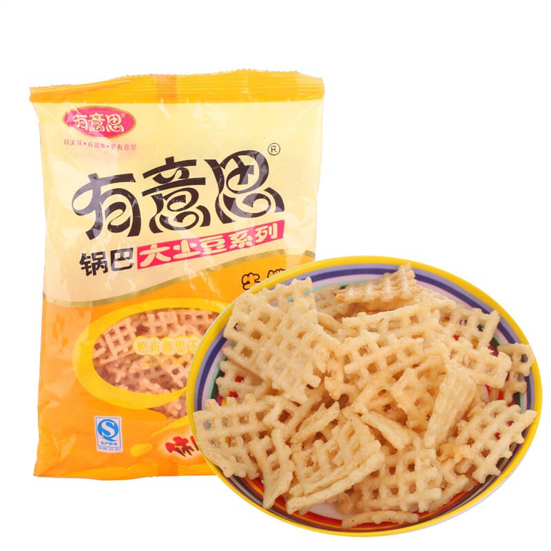 有意思 锅巴 牛排味100g 自营