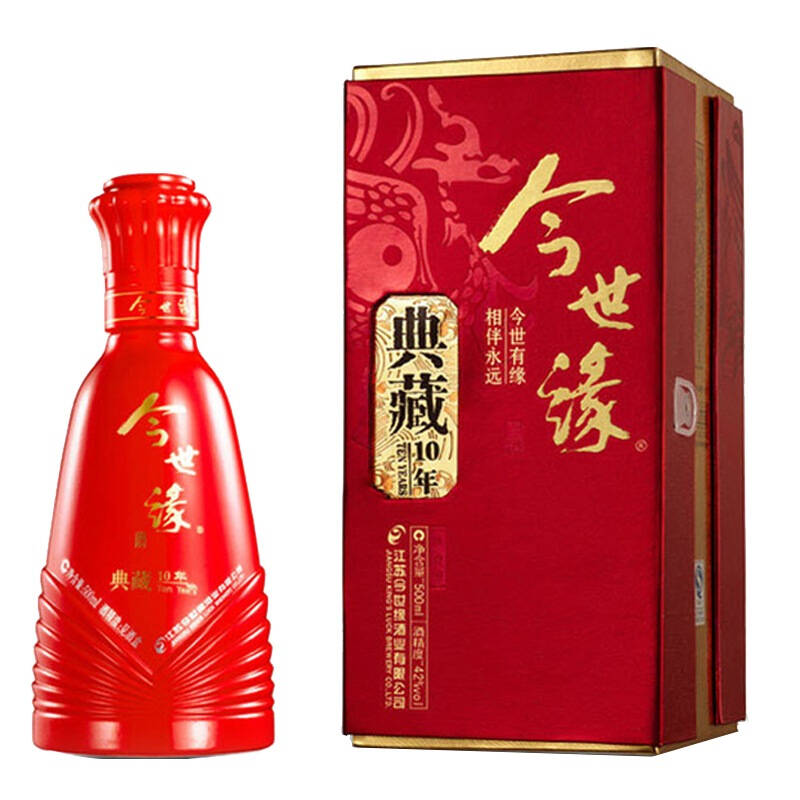 今世缘10年典藏浓香型40度500ml