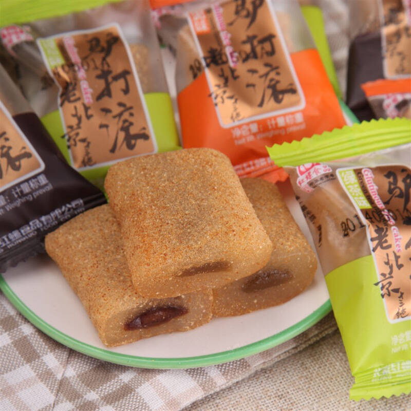 【京东超市】北京特产 红螺 驴打滚 500g/袋