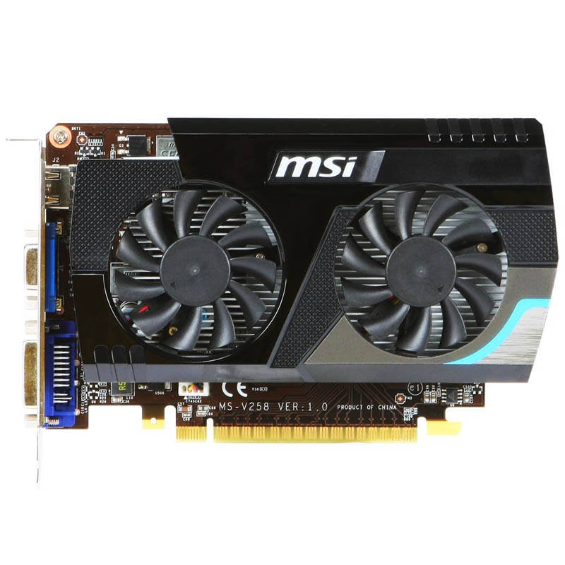 微星(msi) n620gt 暴雪v5 1gd3 730/1334 mhz 1g/64bits ddr3 pci-e