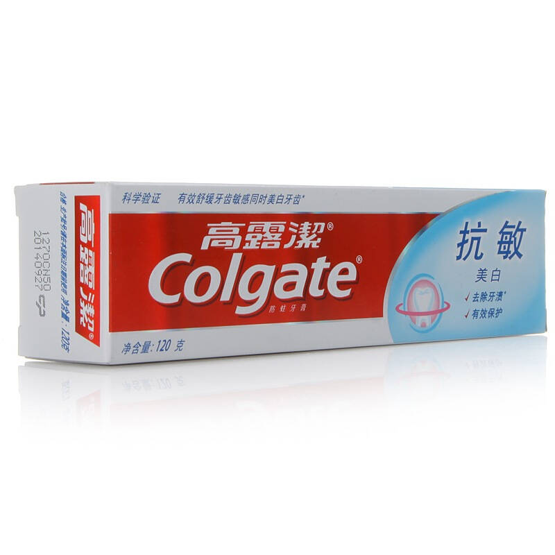 高露洁(colgate) 抗敏 牙膏 120g (美白) (新老包装随机发放)