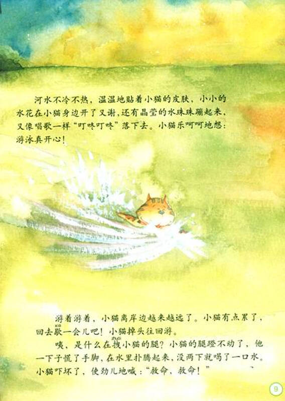 我的安全宣言·儿童安全绘本:小猫落水啦·户外安全