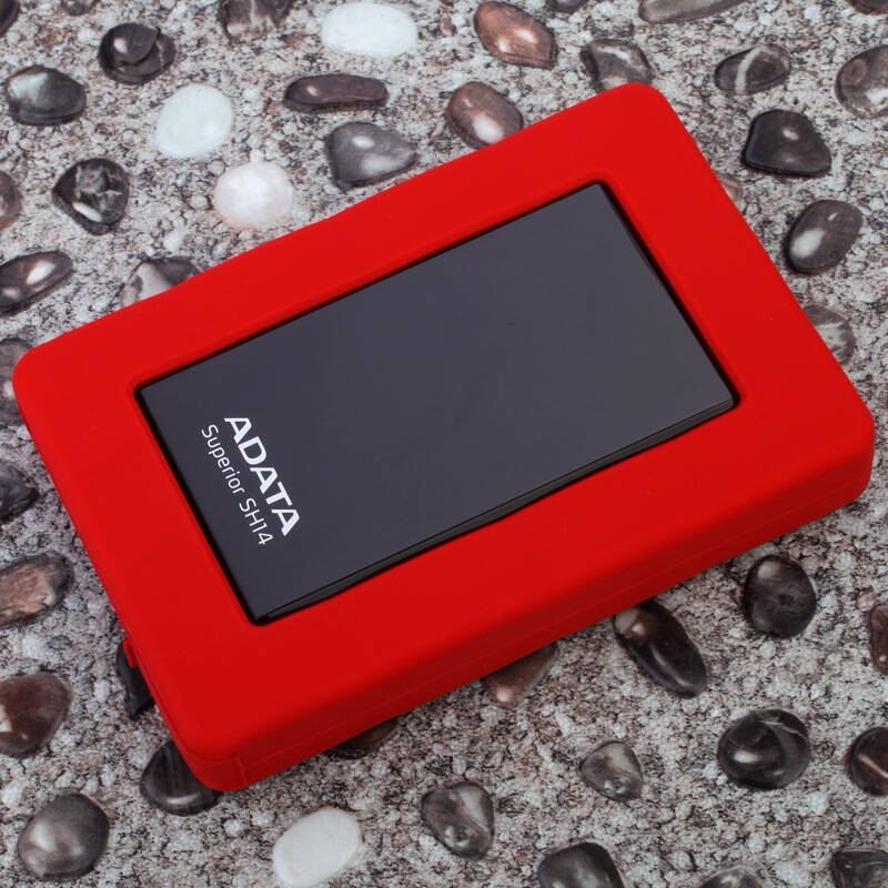 威刚(adata)sh14 usb3.0 移动硬盘 1tb 红色