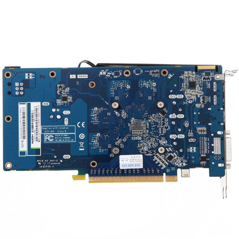 蓝宝石(sapphire)hd7750 1gb gddr5 白金版 900/4500mhz 1gb/128位