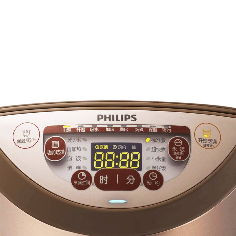 飞利浦(philips)hd3065/05炫金智能电饭煲电饭锅4l