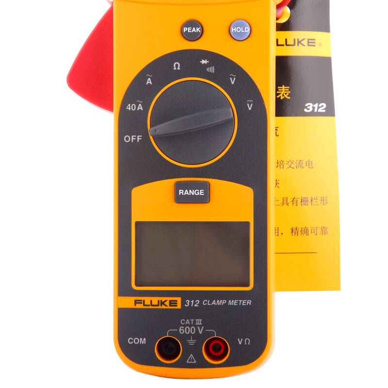 福禄克(fluke)f312 钳形万用表 掌上型数字万用表 多用表 仪器仪表