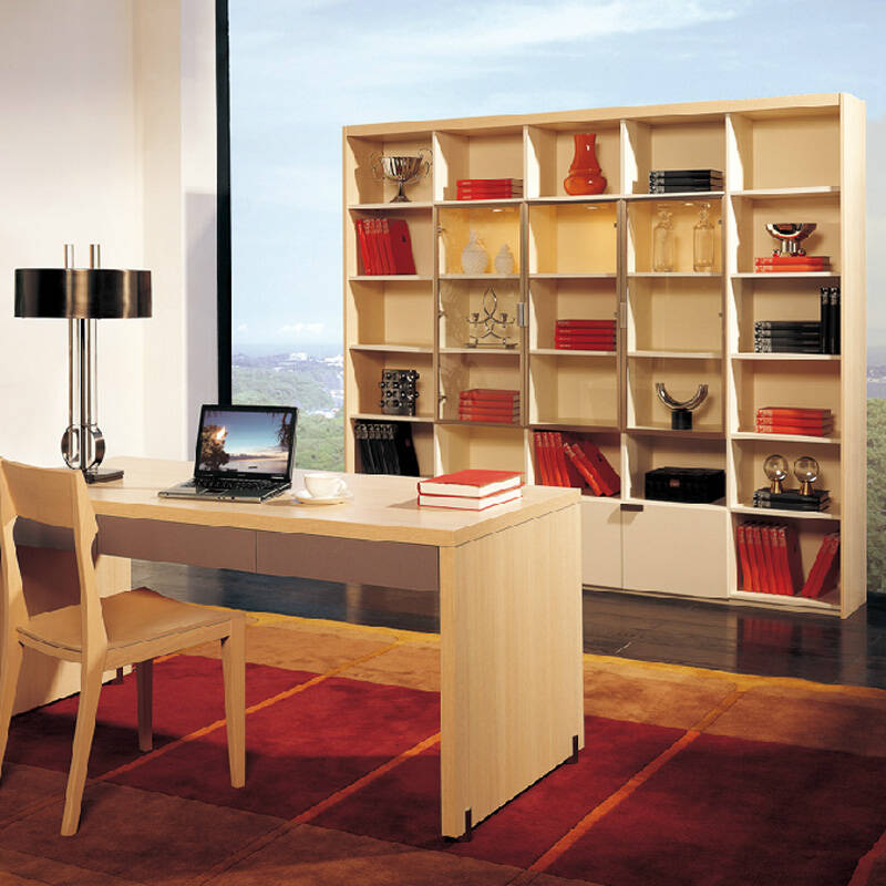 曲美家具qm 书房储物多格子 展示书柜 1-qm052sg4-5