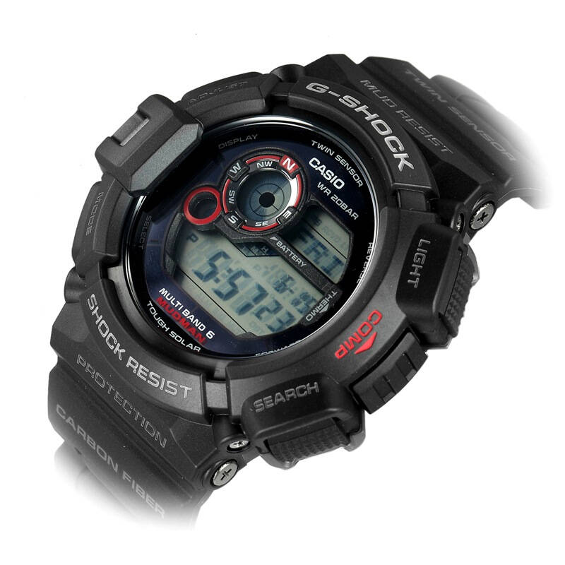 卡西欧gw9300,卡西欧gw9400 casio 卡西欧g-shock系列数码光能电波男表 gw-9300-1