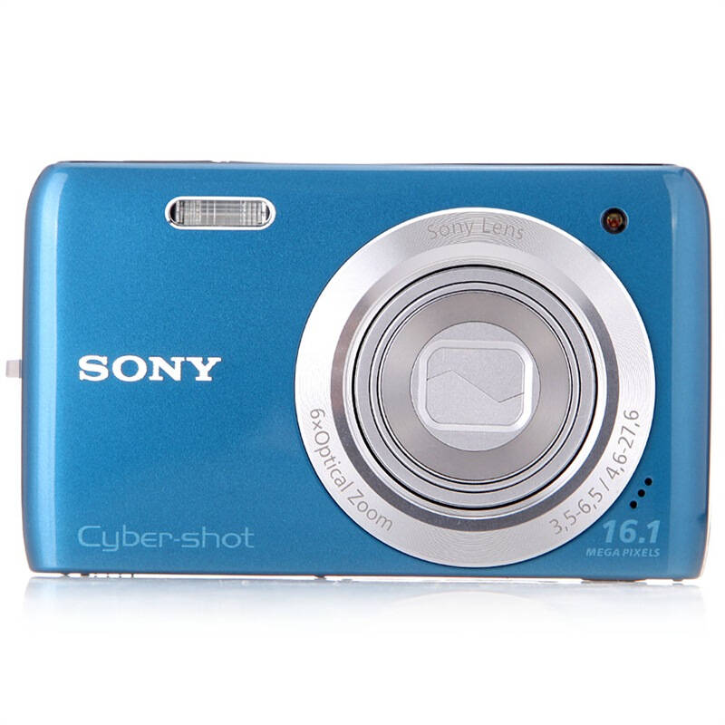 索尼(sony) dsc-w670 数码相机 蓝色(1610万像素 2.7