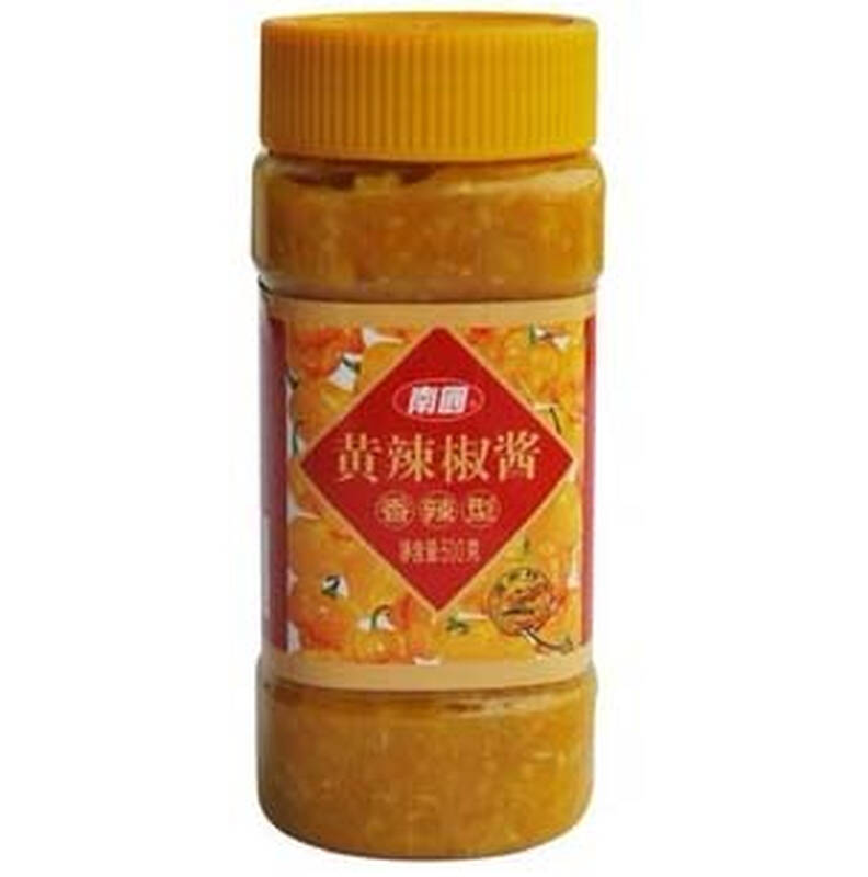 南国黄辣椒酱 香辣型 500g/罐