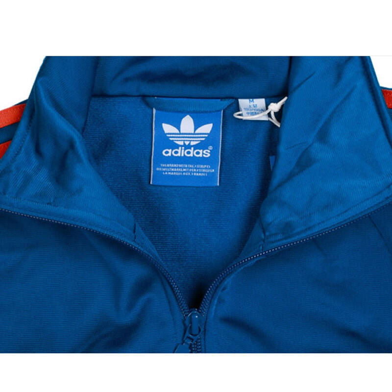 阿迪达斯adidas三叶草12年新款男子运动夹克x52726 蓝色 l