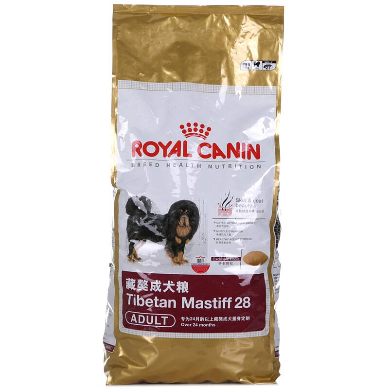 皇家royalcanin 宠物藏獒成犬狗粮 ta28-24月龄以上 15kg