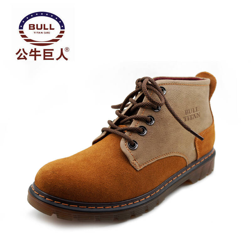 bulltitan公牛巨人男鞋2012新款真皮个性时尚潮流休闲