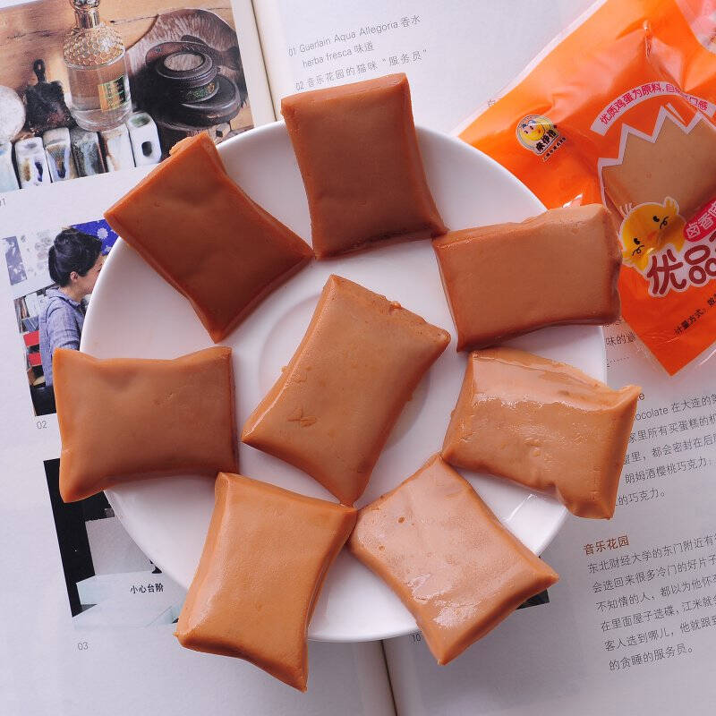 来伊份 豆制品 豆干 豆腐干 鸡蛋干 卤香味优品蛋干250