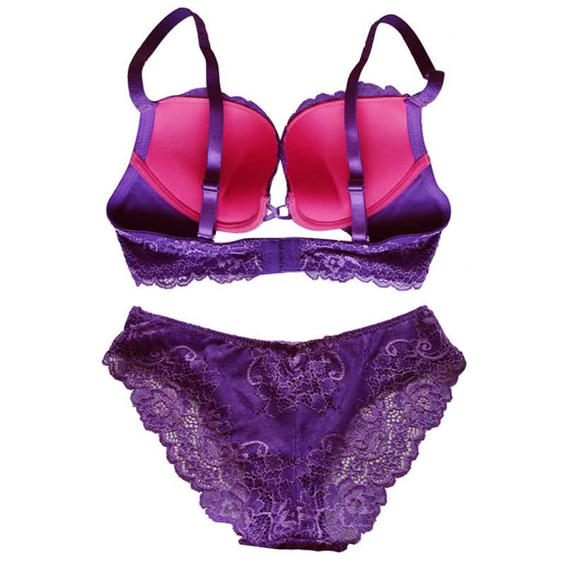 【沙漠风暴】维多利亚的秘密 victorias secret 女式内衣 紫红双色