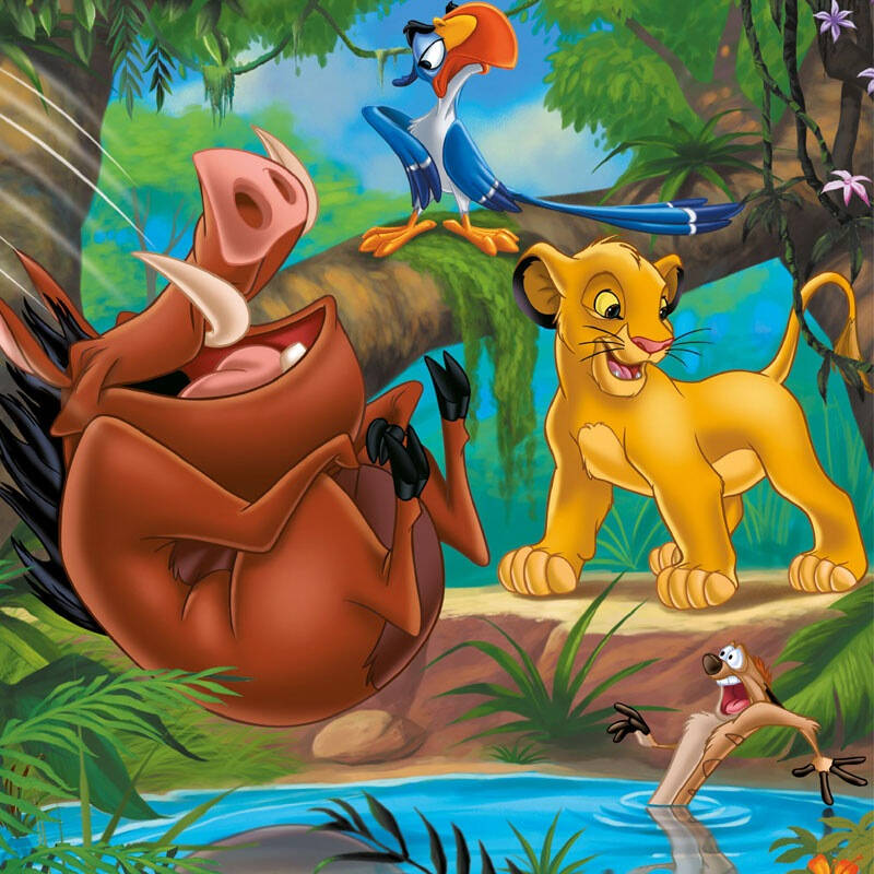 ravensburger 睿思 积木拼插玩具 小狮子辛巴3x49片 093953