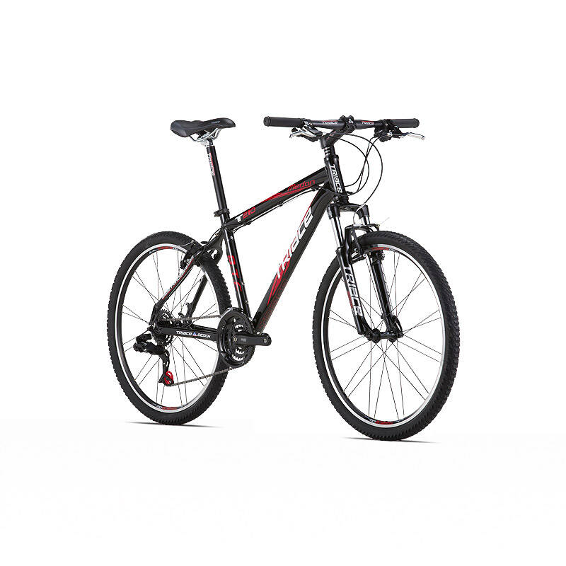 triace(骓驰)自行车 铝合金 v刹 sram速联 24速 山地车t210-2013 亮黑