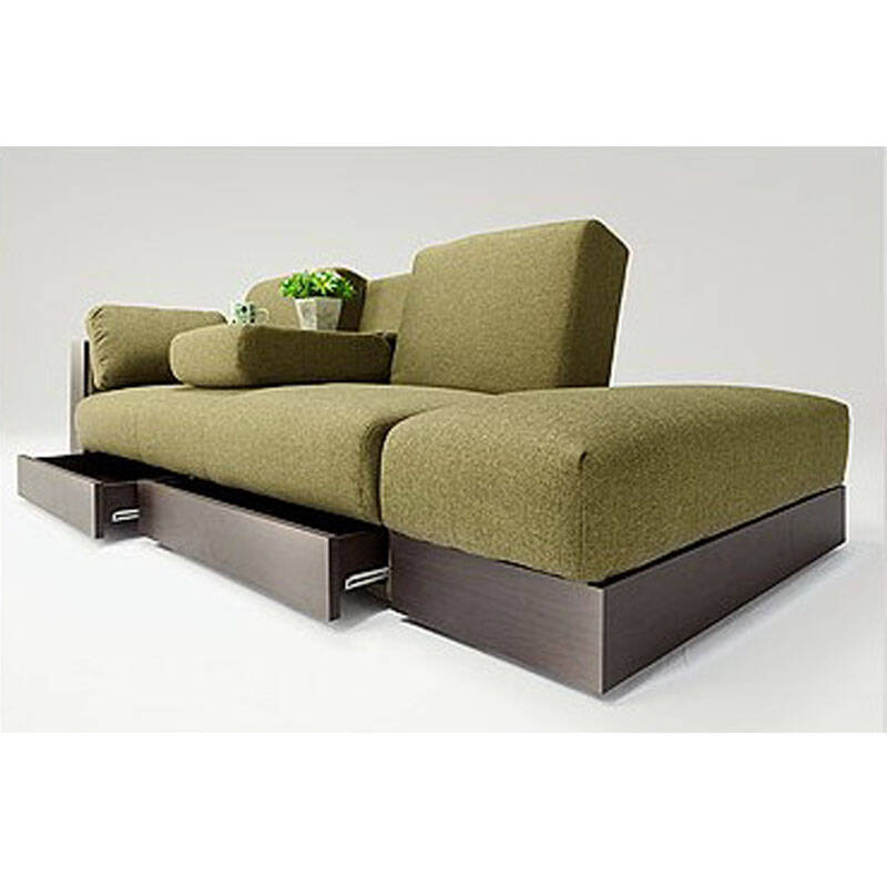 霍客森 日式沙发 折叠沙发 小户型带抽屉多功能沙发床