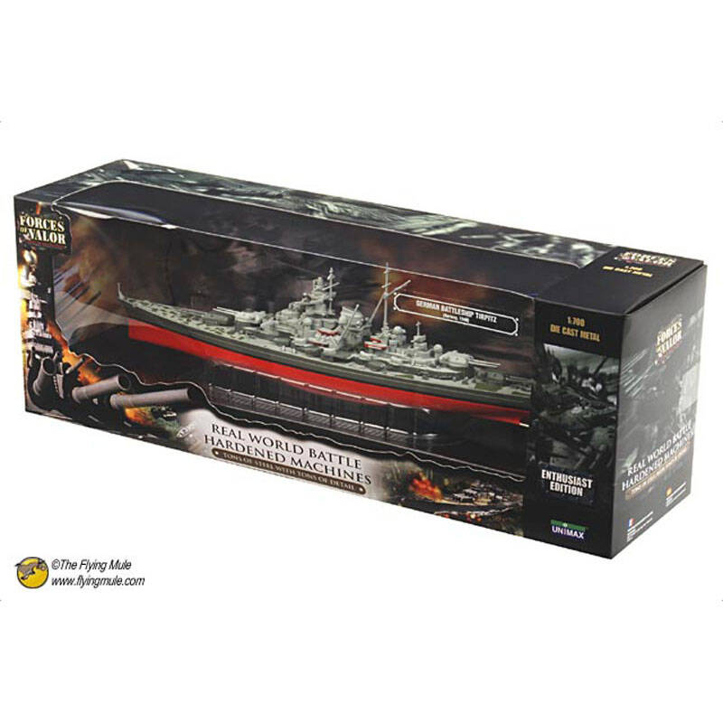 FOV 1:700 二战德国提尔皮茨号战列舰船 成品