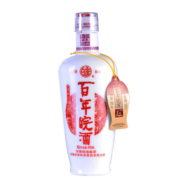 酒仙网 38°百年皖酒五年窖480ml