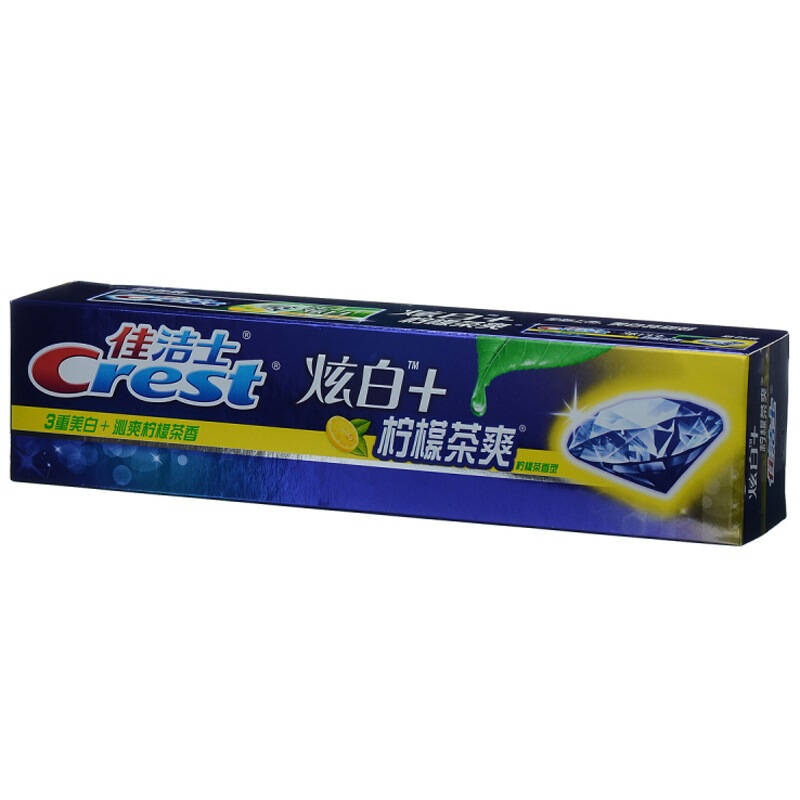 佳洁士茶爽炫白牙膏(柠檬茶香型)180g (四支装).