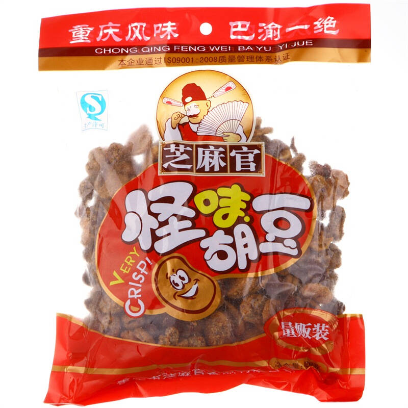 重庆特产 芝麻官怪味胡豆420g*2袋