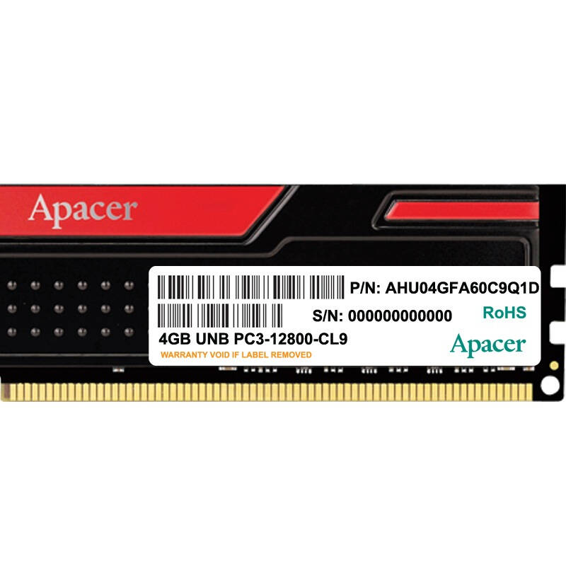 自营 宇瞻(apacer) 黑豹玩家 ddr3 1600 4g 单条 台式机内存