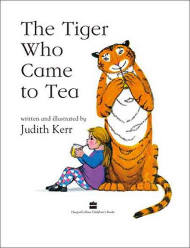 the tiger who came to tea board book来喝茶的老虎