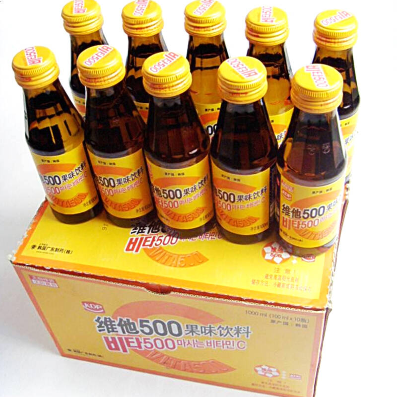 韩国维他500果味饮料 维他命c 补充体力功能饮品100ml