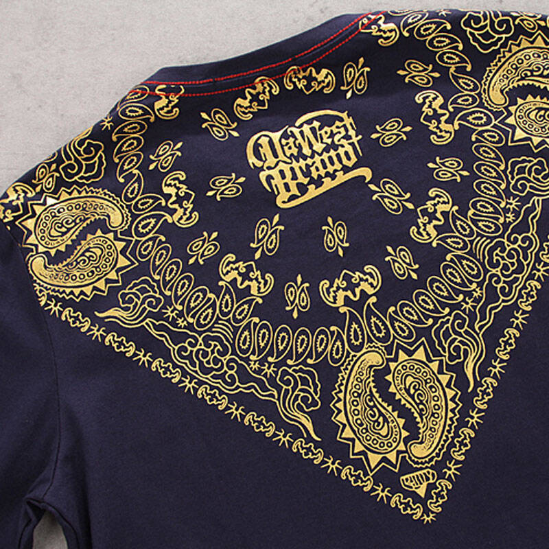 开心礼物happy gif 2015秋新款日系潮牌西海岸风格印花长袖t恤打底衫