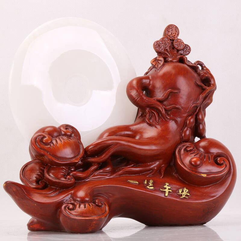 华庭丽娜 一生平安 平安扣摆件 开业乔迁新居商务礼品