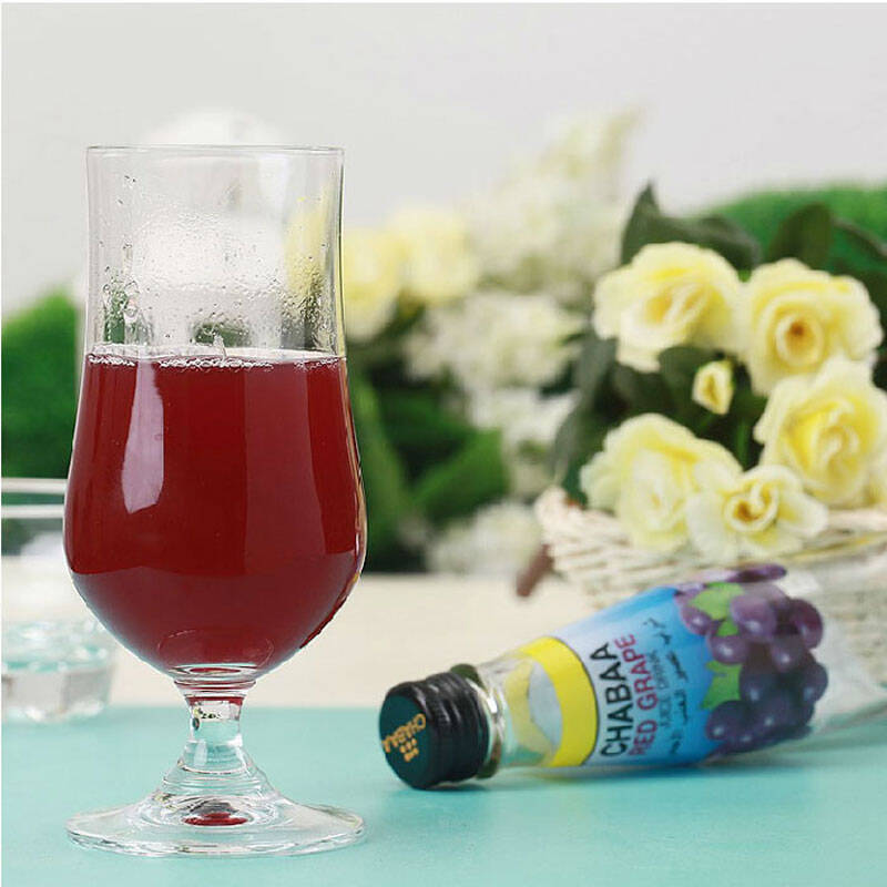 chabaa 葡萄汁 整箱200ml*24瓶 慕斯瓶装 泰国进口水果果肉果汁饮料