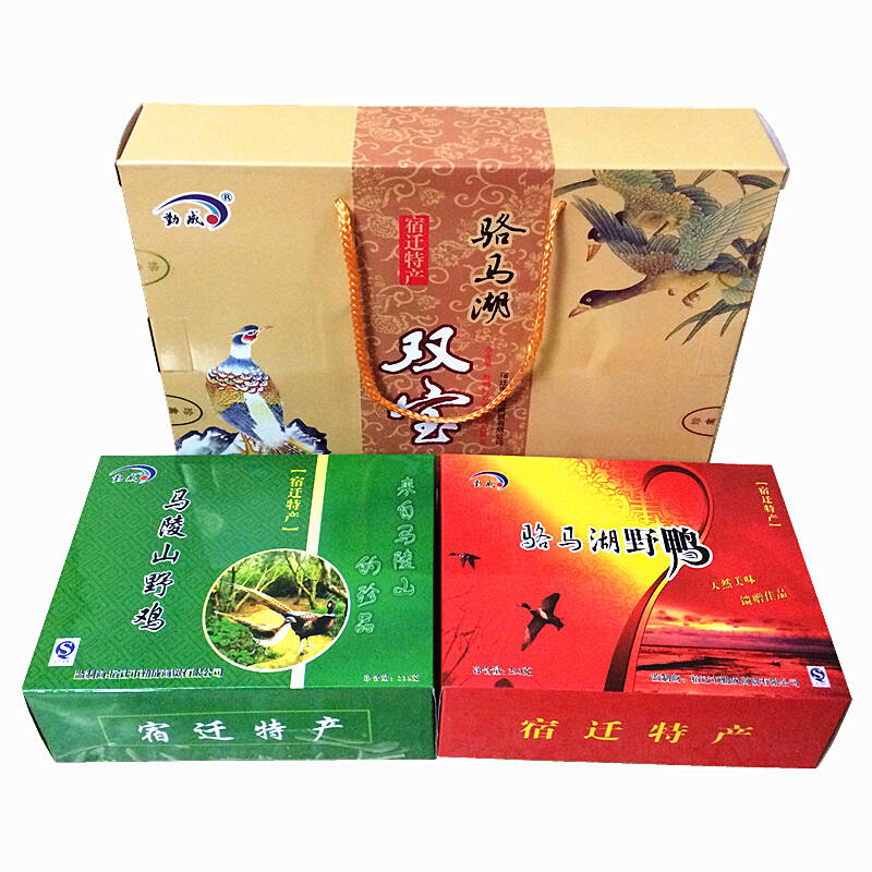 骆马湖双宝礼盒装野鸭野鸡组合装苏北宿迁特产其他特产