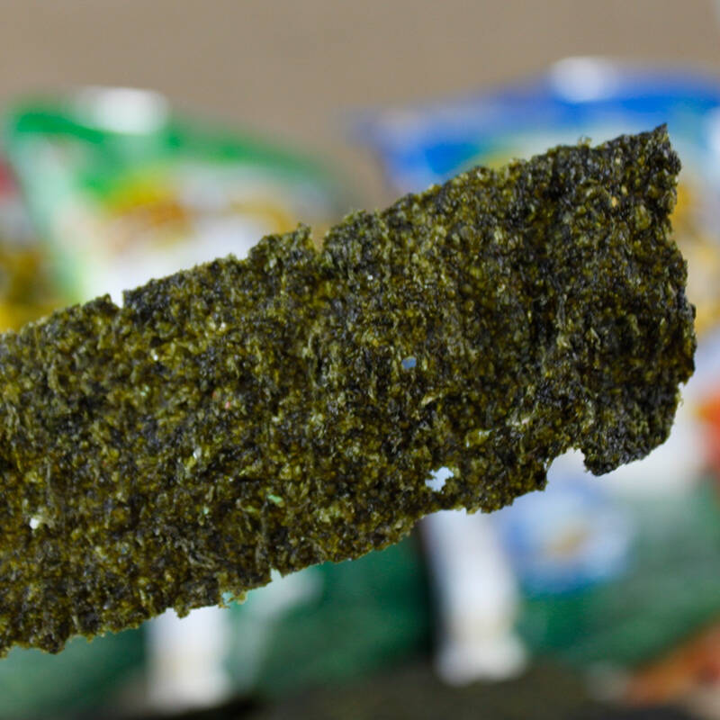 泰国进口小老板即食脆紫菜片烤海苔脆片原味番茄味海鲜味 36gx4包