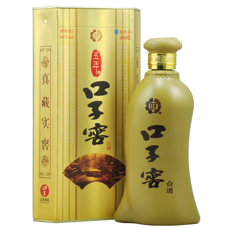 口子窖五年46度 400ml 京东自营