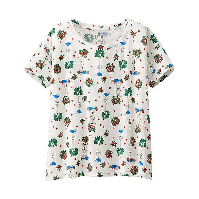 女装(ut) leo lionni印花t恤(短袖) 145848 优衣库uniqlo 乳白色 160