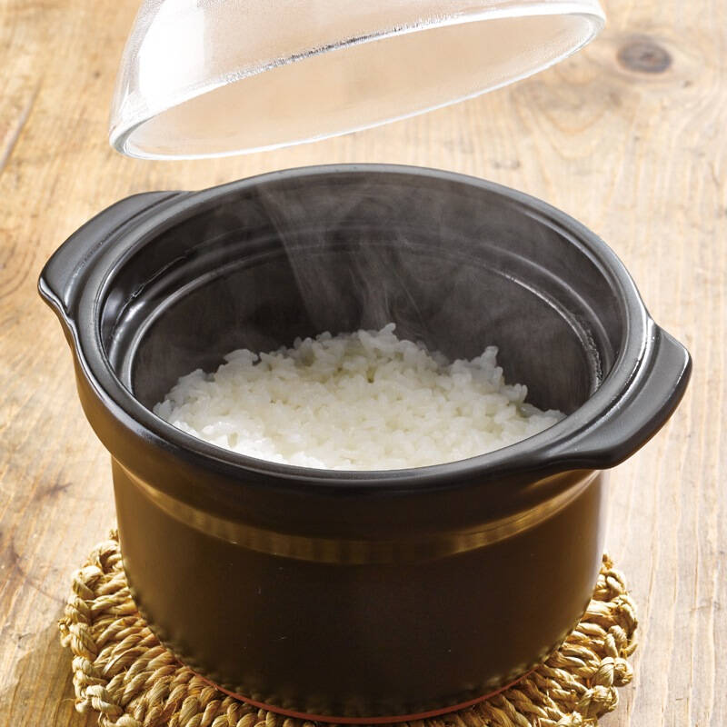hario 日本原装进口万古烧陶瓷米饭锅 耐高温陶锅砂锅炖锅煲汤 gn-150