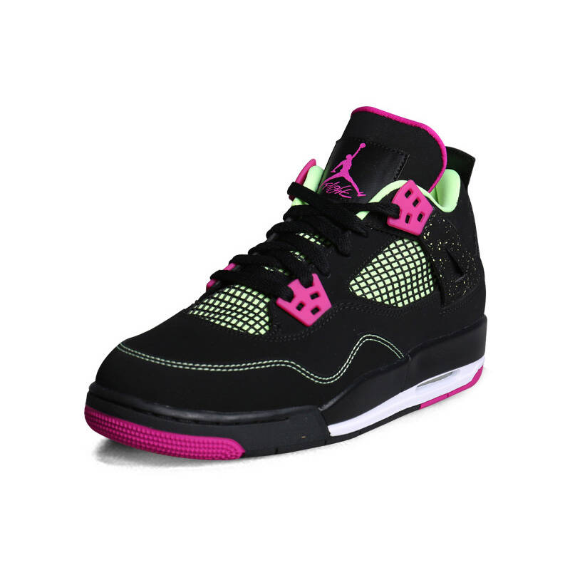 nike/耐克 air jordan 4 aj4 gs 女款乔4飞人系列女子篮球鞋气垫高帮