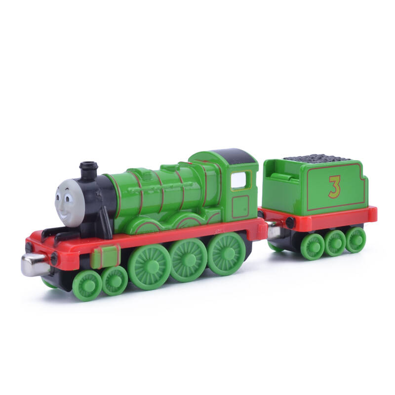 rmz托马斯轨道火车磁性合金小火车仿真模型玩具 亨利带车厢