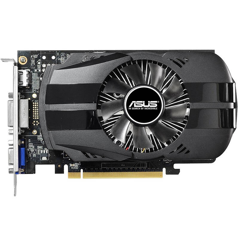 华硕(asus)gtx750ti-fml-oc-2gd5 1072mhz/5400mhz 2gb/128bit ddr5