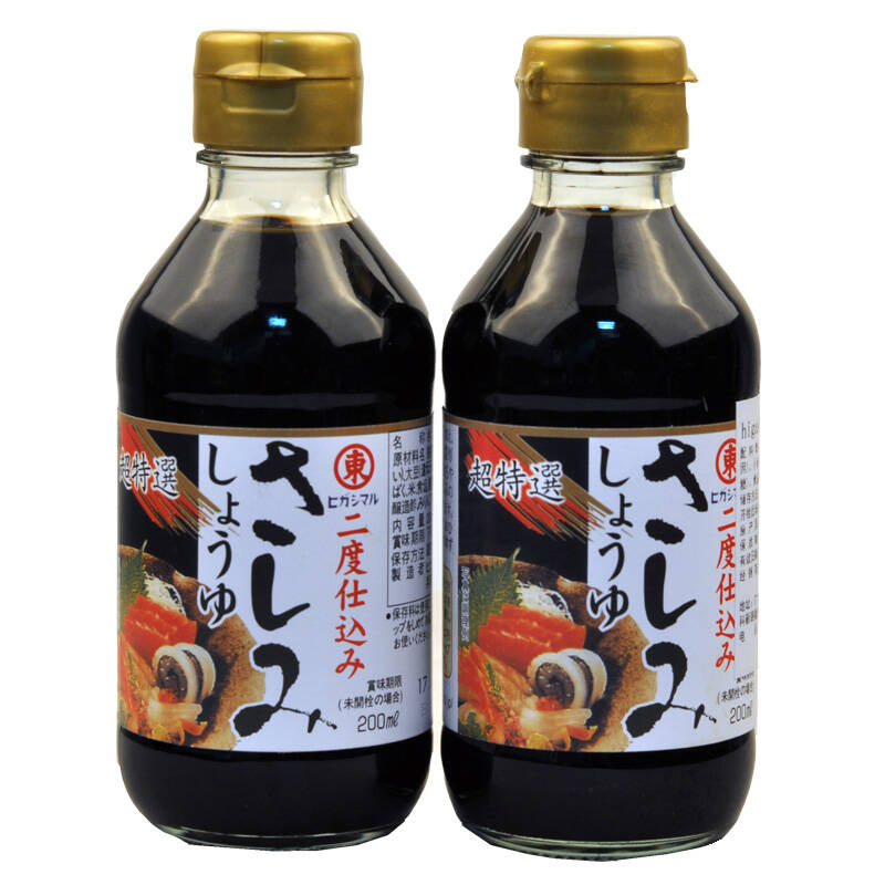 higashimaru/东丸二度酿造酱油200ml*2瓶 日本原装进口 二次酿造